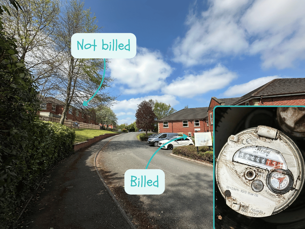 Unbilled water meter found at nursing home